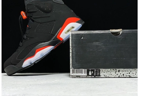 384664-060 6 OG 2019 JORDAN AIR INFRARED 384664-060 BLACK RETRO 0809